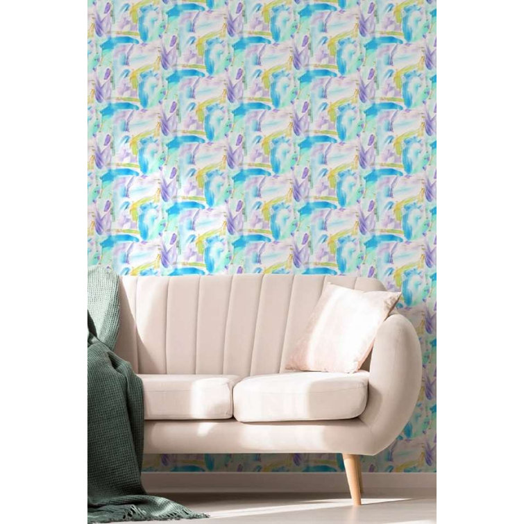 Mitchell Black Wallpaper Roll Perigold